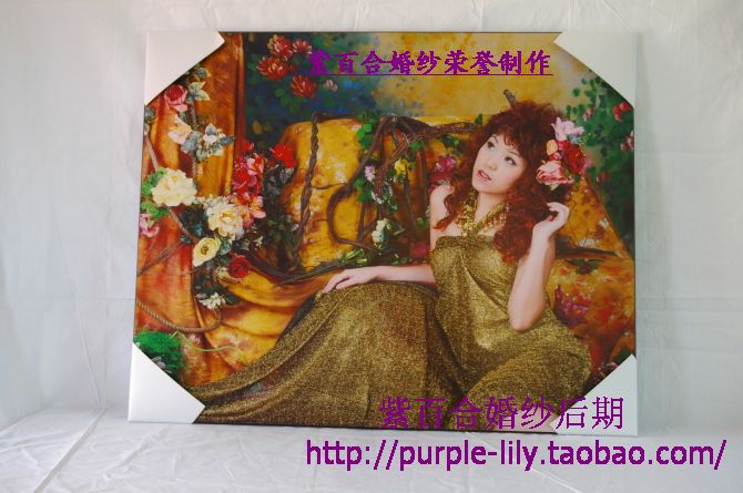 婚纱照大喷绘_婚礼婚纱照喷绘效果图(2)