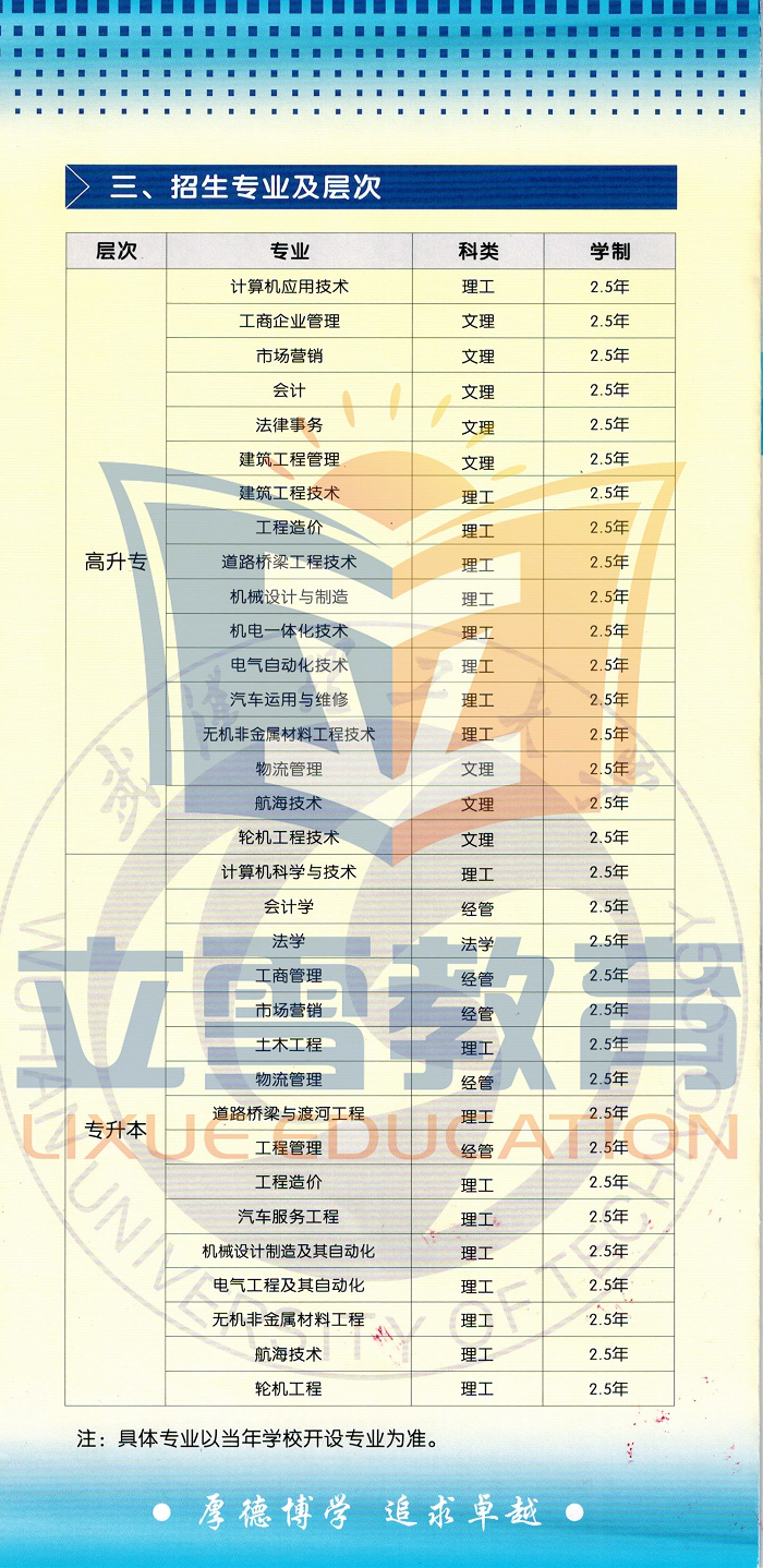 【雪习中心】武汉理工大学16年秋季网教报名